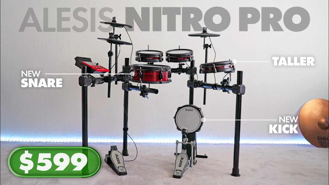 Это самая мощная ударная установка ALESIS для начинающих — Alesis Nitro Pro
