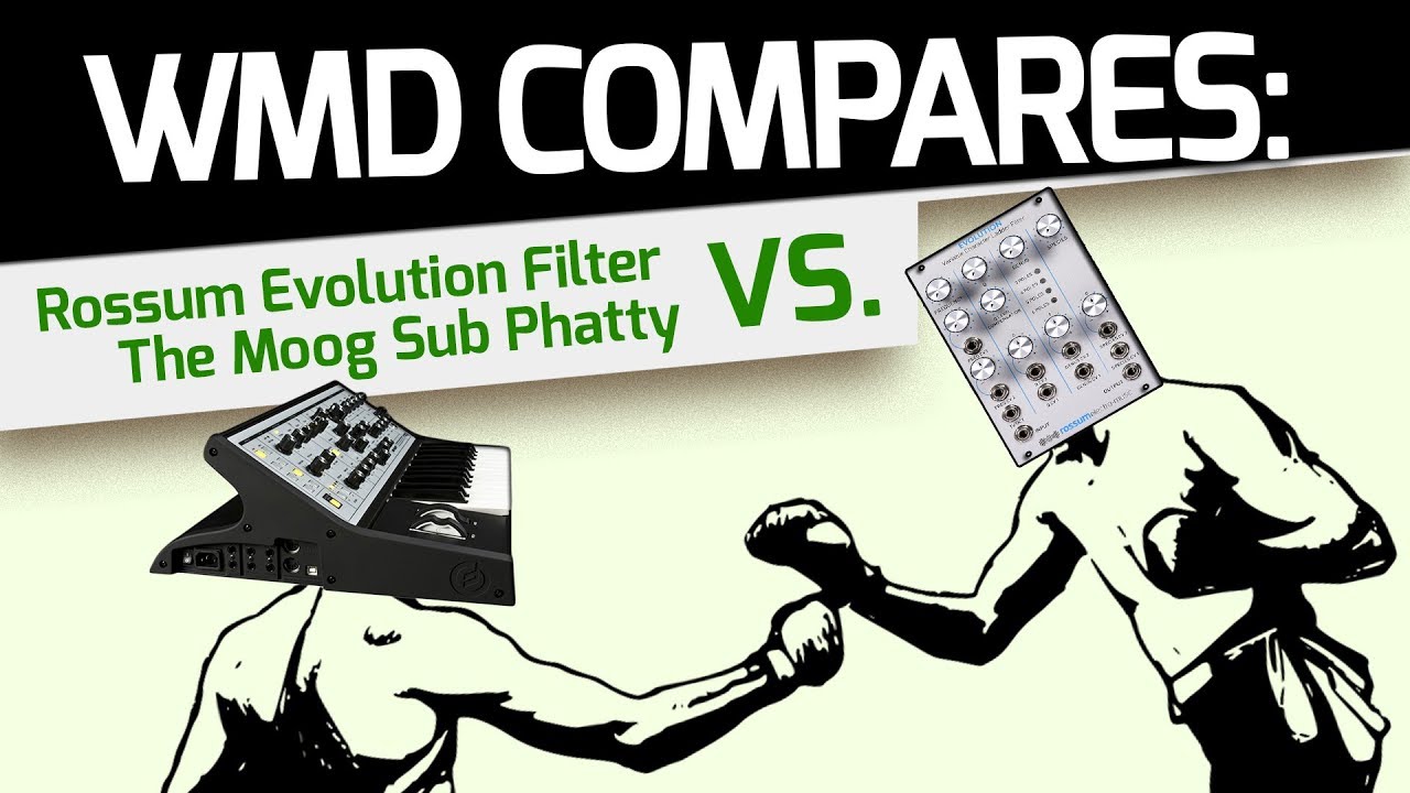 Rossum Evolution Filter vs Moog Sub Phatty - A Comparison by WMD