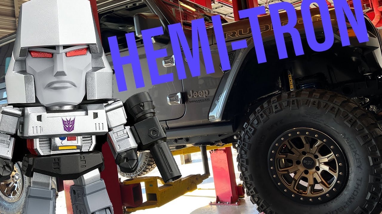 The Rise of HEMI-TRON !!! 392 Jeep gets a 3” lift and 37’s