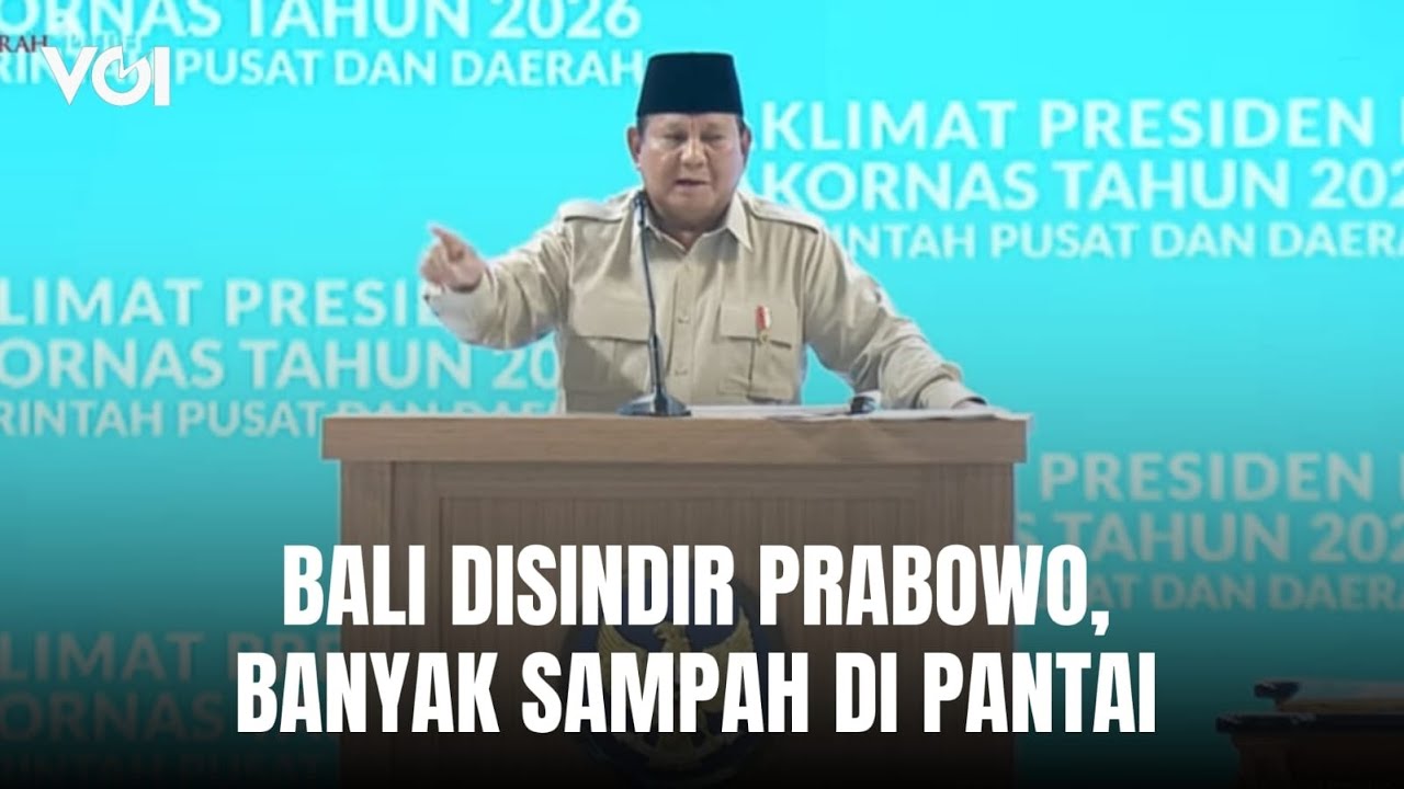 Presiden Prabowo Sebut Bali Banyak Sampah di Pantai, Khawatir Jumlah Wisatawan Turun?