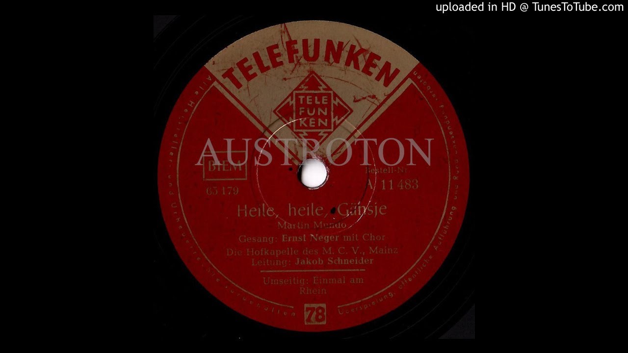 MCV Mainz, Ernst Neger (voc): Heile, heile Gänsje (Langfassung)