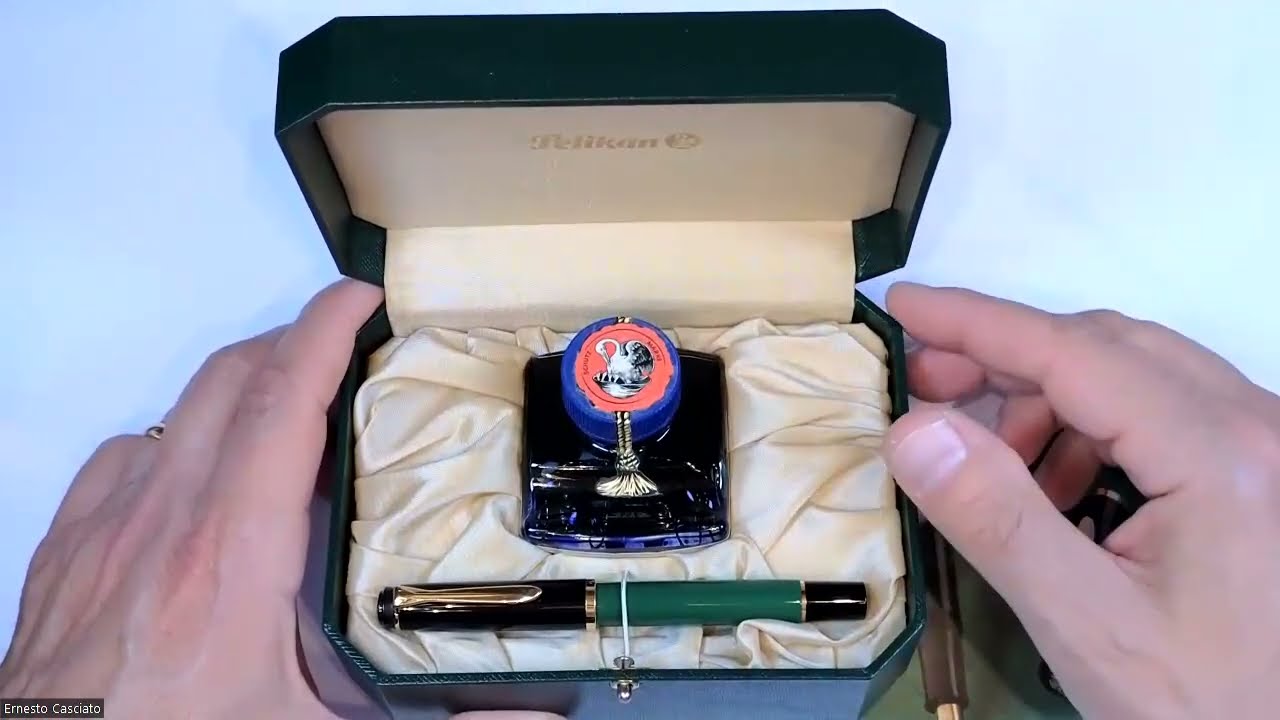 Prova scrittura stilografica Pelikan M150