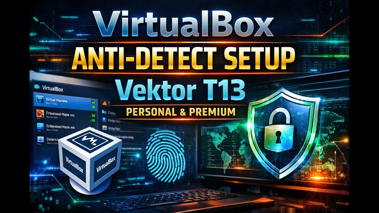 VirtualBox-Based Anti-Detect Configuration: Vektor T13 Personal & Premium Guide