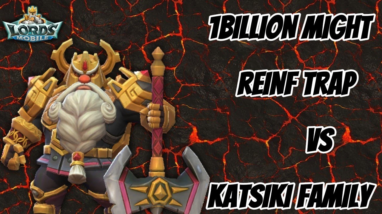 Lords Mobile - 1BILLION MIGHT REIN TRAP IN ACTION | CRAZY COMP