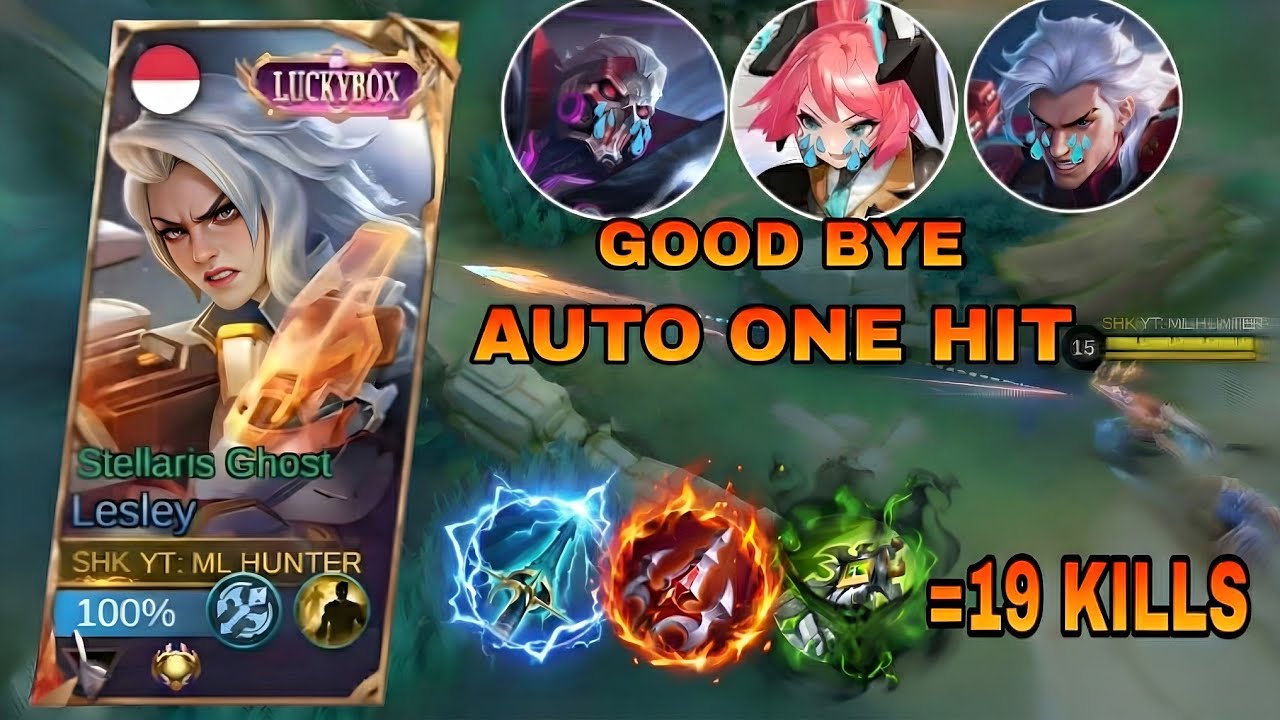 19 KILLS LESLEY BEST 1 HIT BUILD 2026 💀THIS BRUTAL INSANE BUILD IS TOTALLY BROKEN ENEMY~ MLBB