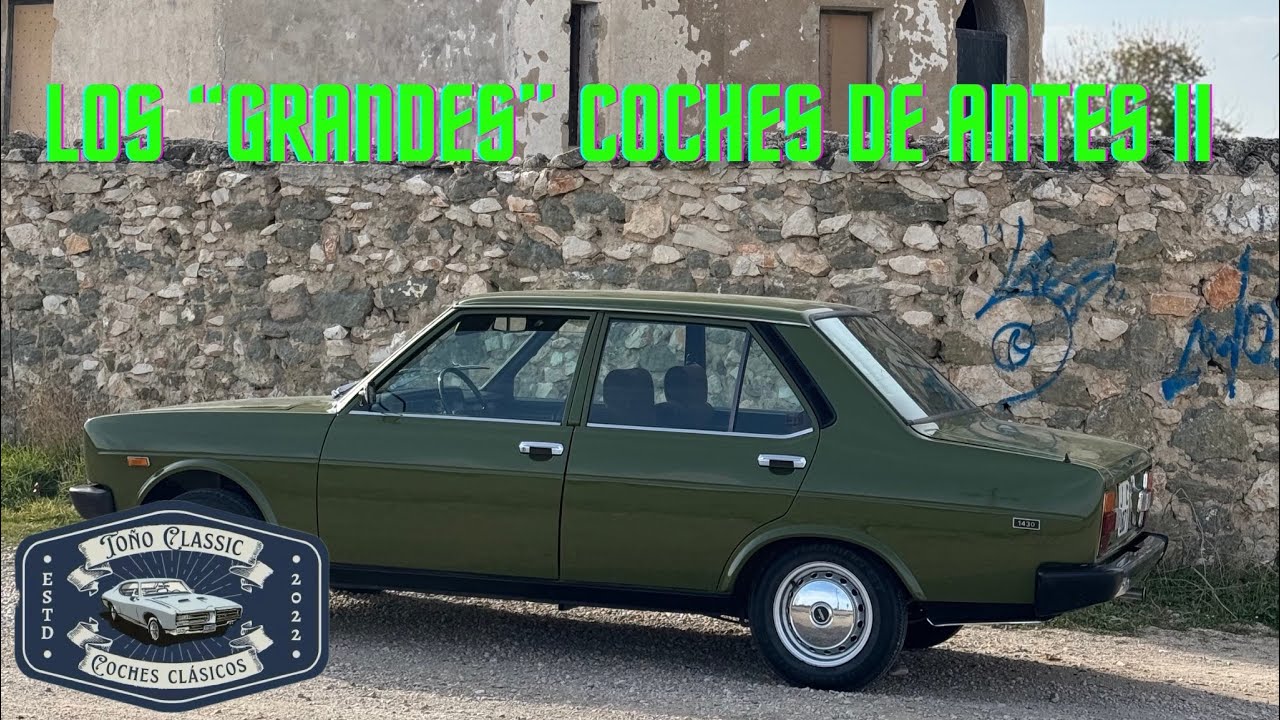 SEAT 131. Por carreteras secundarias. Como en los años 70.