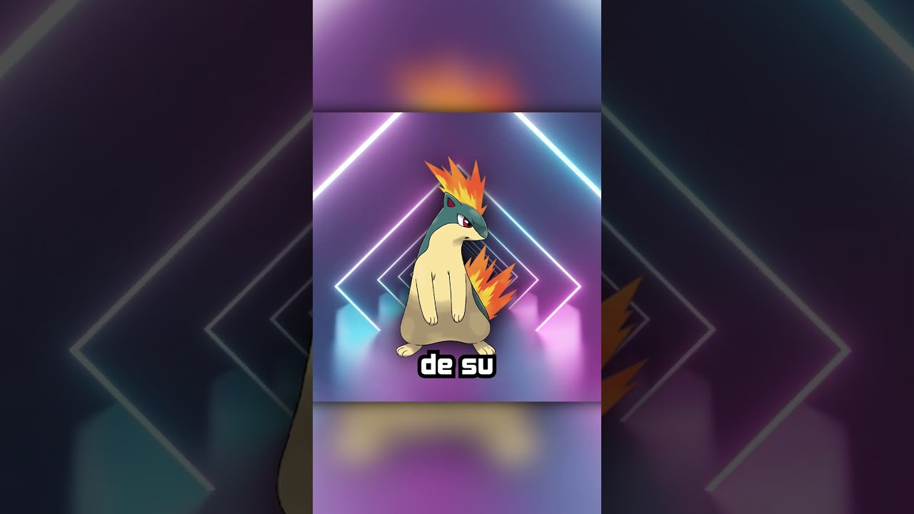 EXPLICANDO A TYPHLOSION 🍀🔥🌊 #pokemon #pokemonshorts #pokemonespanol