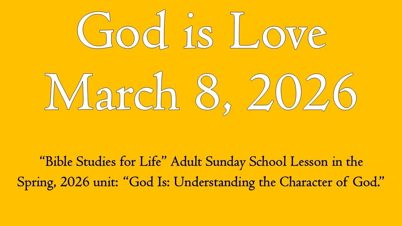 God is Love - March 8, 2026 PrepTalk
