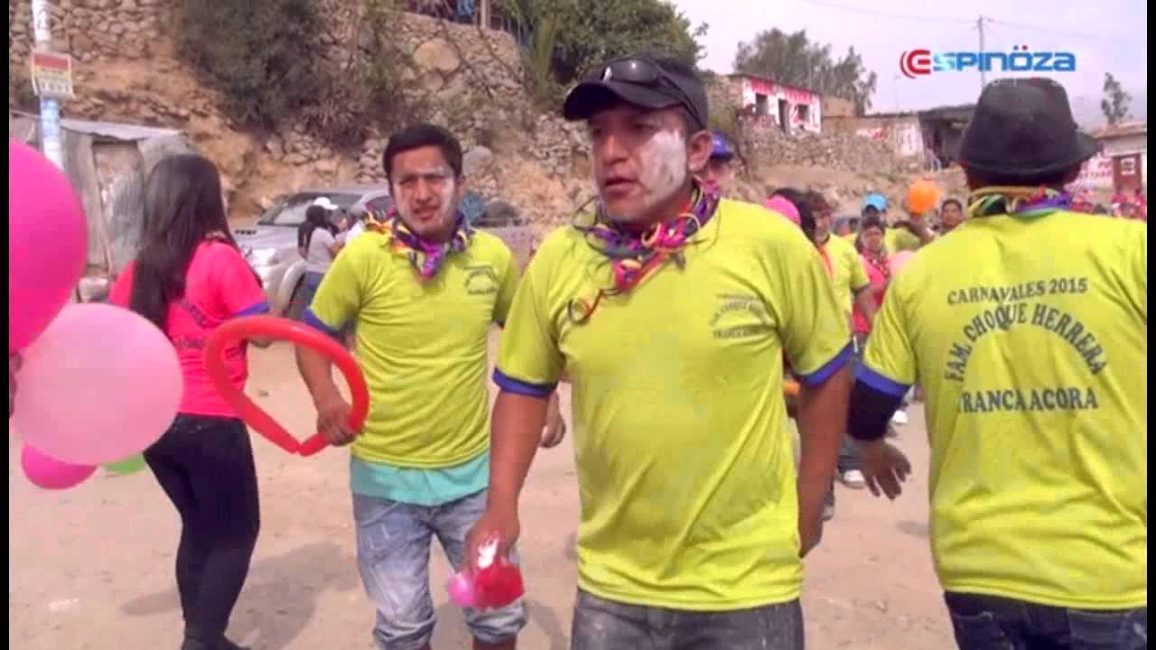 CARNAVALES   ACORINOS 2015 -   Barrio de Tranca  Familia . Herrera  Choque