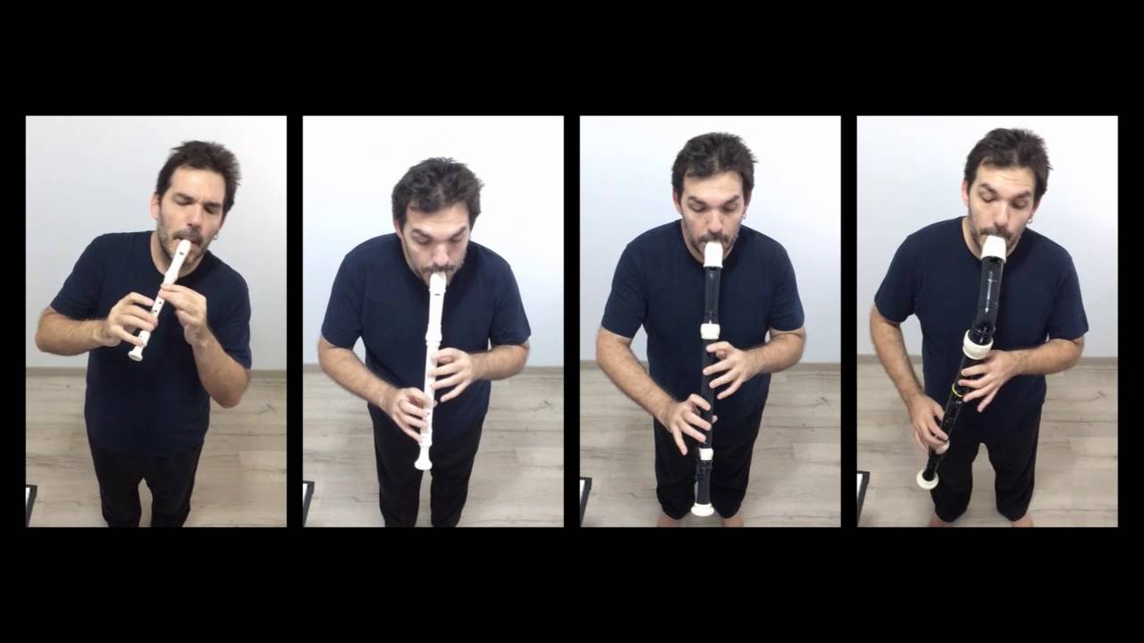 Orlan Charles - Overture in D Minor - for recorder quartet - para quarteto de flauta doce