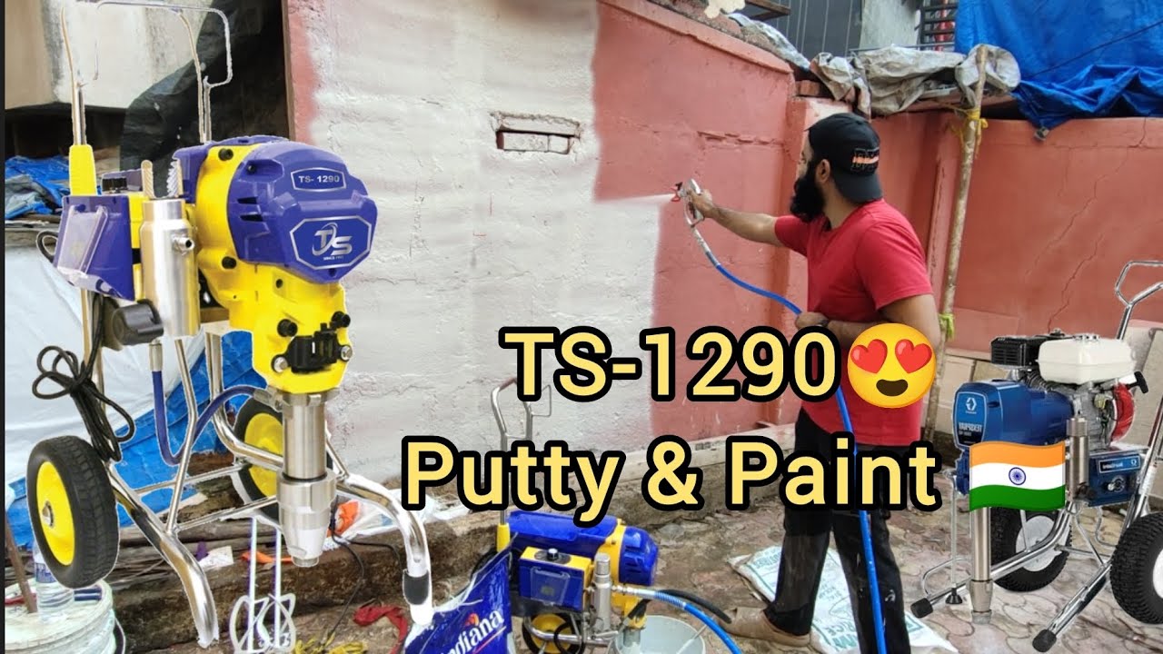 Airless Putty & Paint Spraying Machine |+919769414599 Best Painting Machine | Putty Spraying Machine