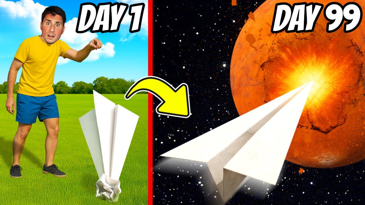 I Threw a Paper Airplane TO MARS!