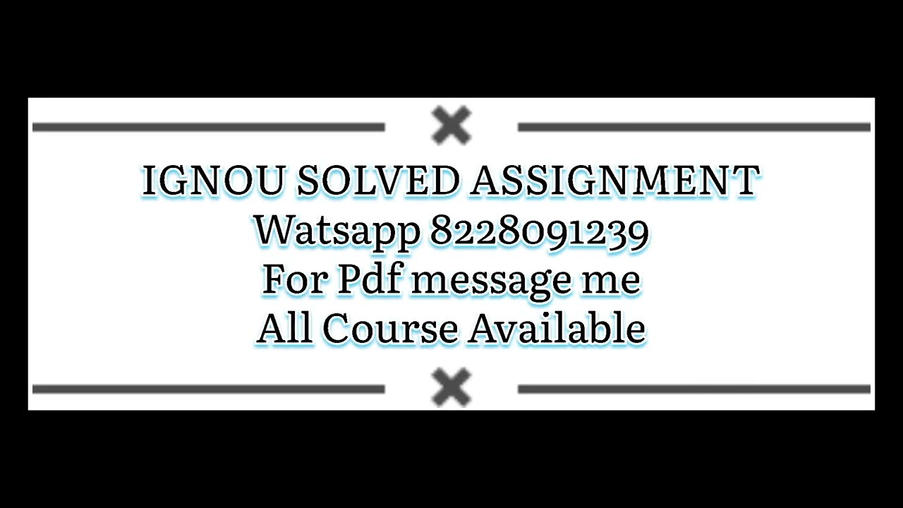 IGNOU MCA NEW 4TH Semester Solved assignment 2022-23 / PDF watsapp 8228091239