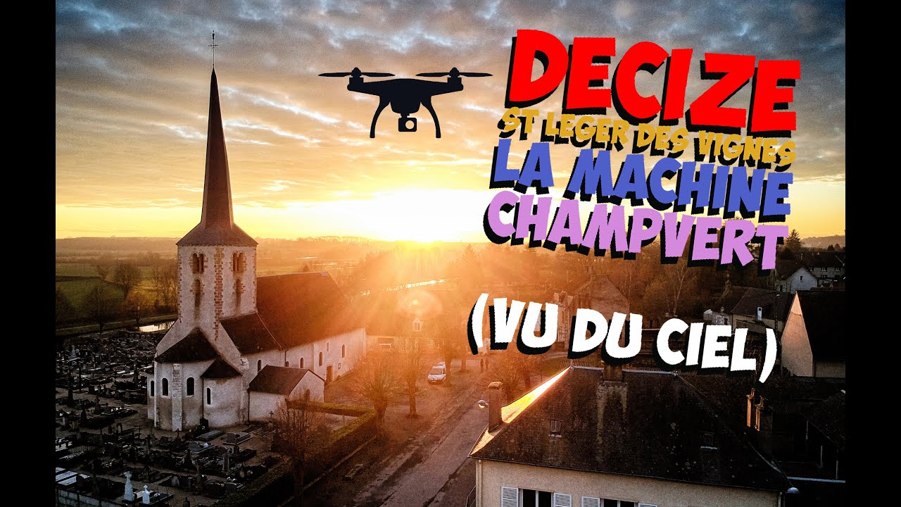 Decize, Champvert, La Machine, St Léger des Vignes (Vu du Ciel)