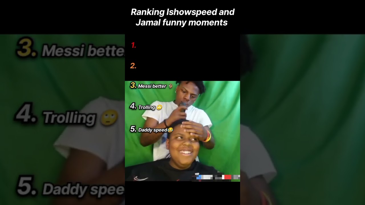 Top 5 Ishowspeed and jamal funniest moments