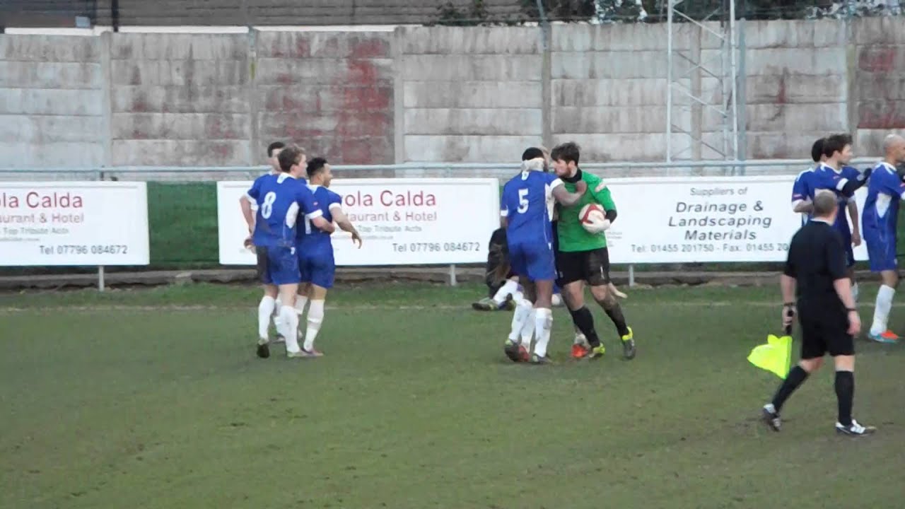 NASTY SCENES AS RAMSBOTTOM'S BAYUNU LOSES HIS TEMPER @ BARWELL