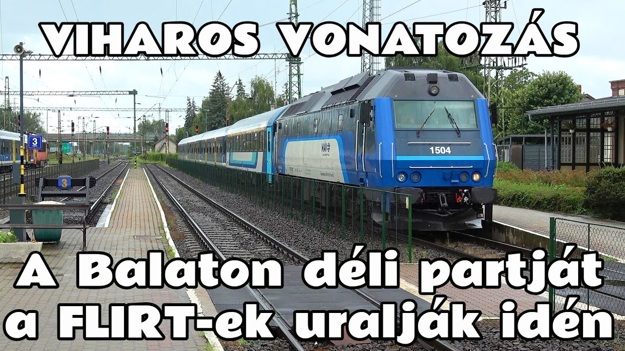 2025.07.16. -17. A Fenyves-expressz kipróbálása. Vonatozás: Dombóvár - Sásd - Fonyód - Nagykanizsa.