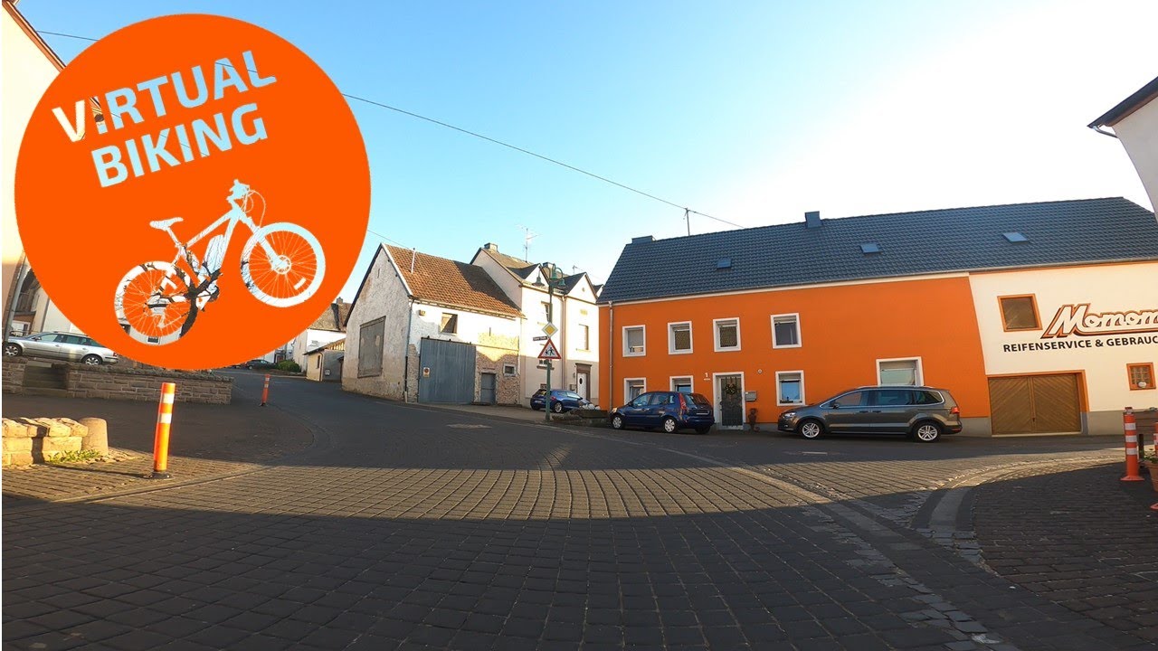 Virtual Biking:  Town of Spangdahlem, Germany