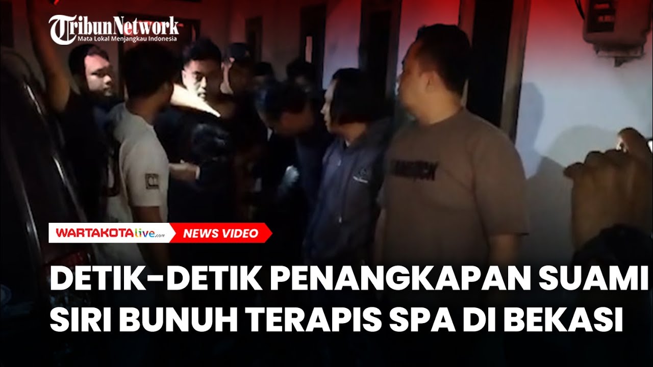 Detik-detik Penangkapan Suami Siri Bunuh Terapis Spa di Bekasi, Cekik Korban Usai Cekcok