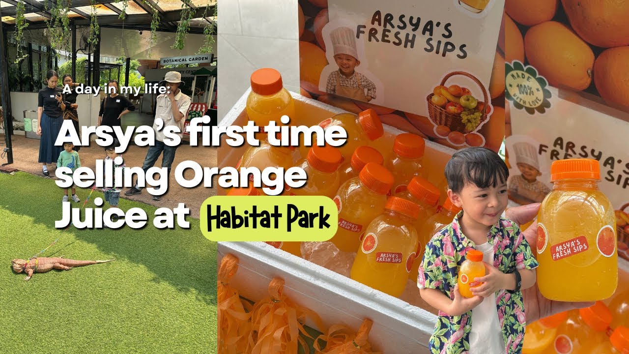 Arsya's First Time Selling Orange Juice | Mini Makers Habitat Park, SCBD