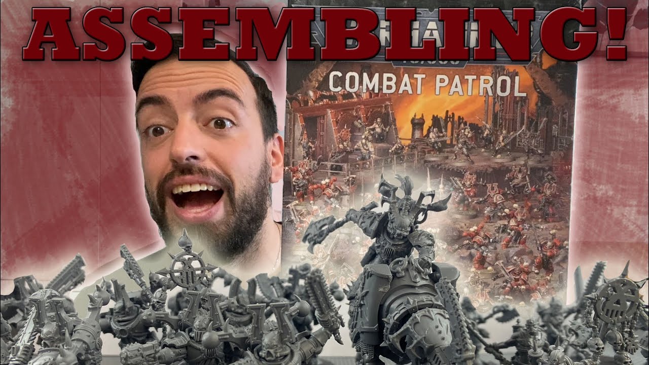 Wolrd Eaters Combat Patrol: Assembling the miniatures and sharing my first impressions!