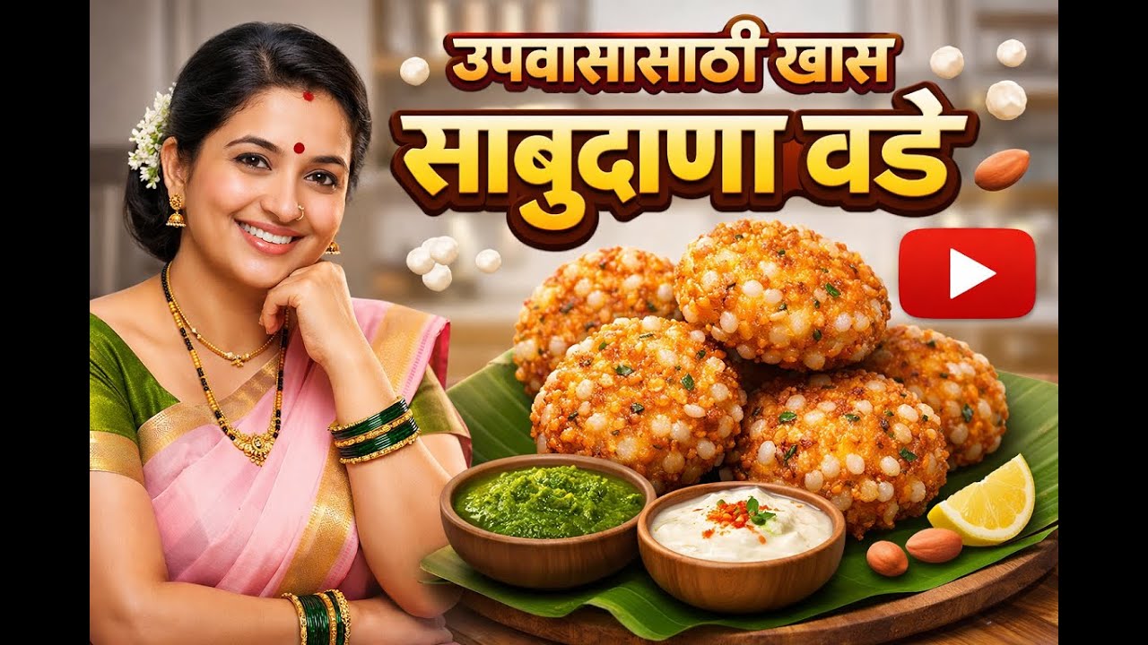 उपवासासाठी खास साबुदाणा वडे  |  #marathi #maharashtrianfood #deliciousfood
