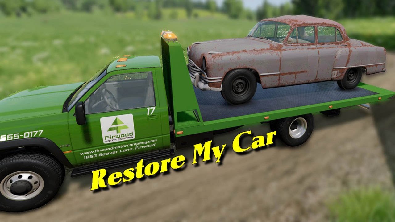 BeamNG Drive [FR] (Émission Restore My Car) / Récupération D'Une Épave Et Restauration Complète