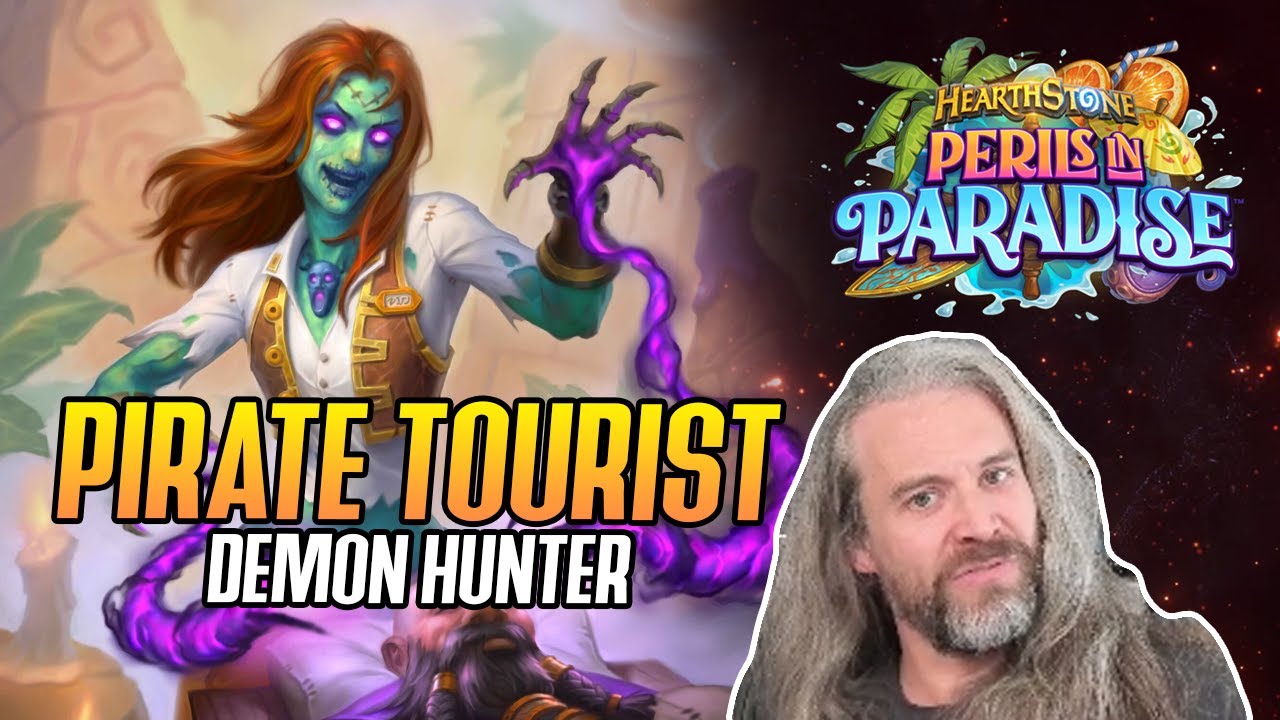 (Hearthstone) Pirate Tourist Demon Hunter in Perils in Paradise!