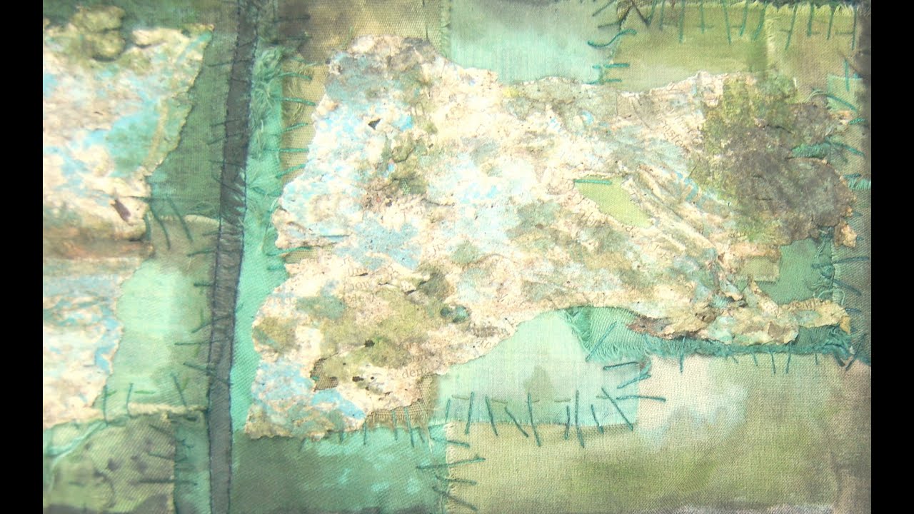 1. Creating a Textured Background for Embroidery by Gothic Decay.