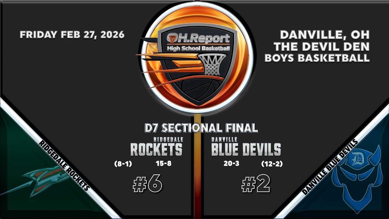 #6 Ridgedale @ #2 Danville - D7 Boys Basketball Sectional Title