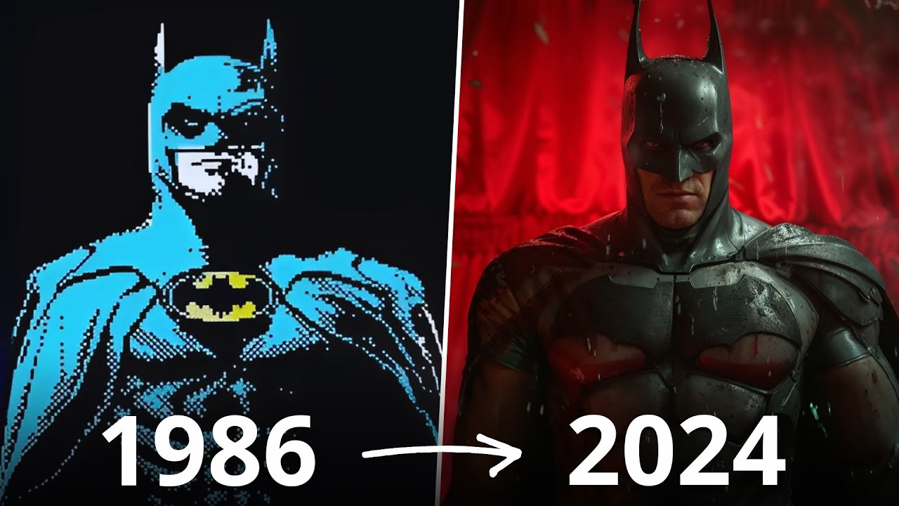Evolution of BATMAN Games in 35+ Years (1986-2024)