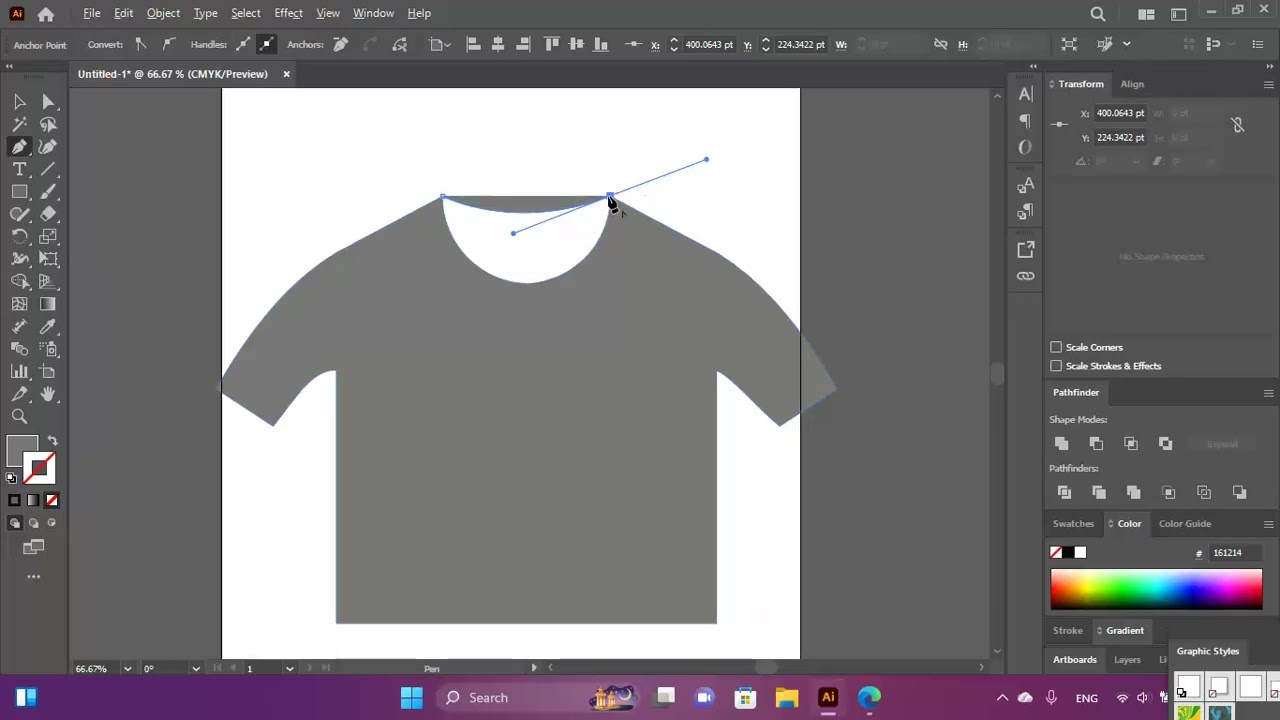 23th class in illustrator