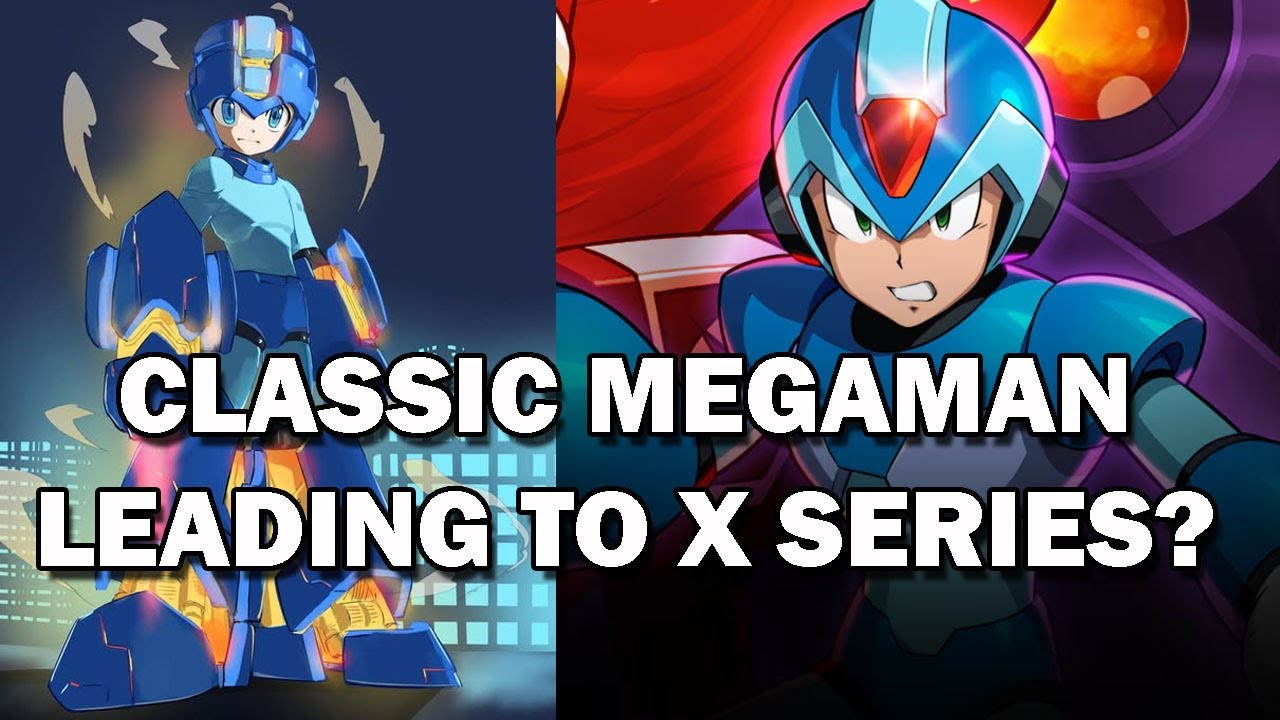 Классический Megaman, ставший основой серии X.