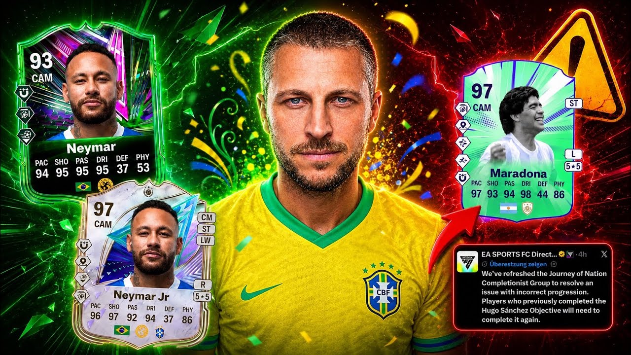 CRAZY Neymar Evolution! 🔥 WARNUNG f&uuml;r FREE Maradona! | PTG Team 2 Leaks EA FC 26