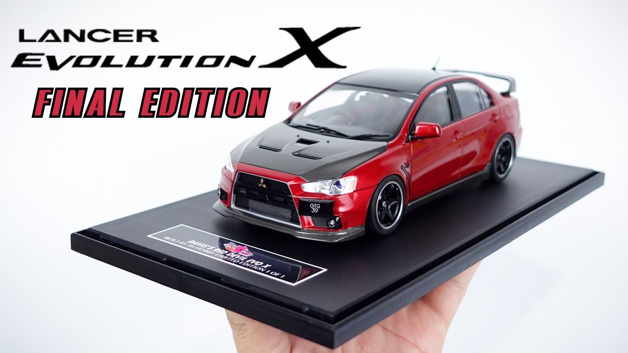 Building A Replica Mitsubishi Lancer Evolution X Model Car. 1/24 Scale, part 2