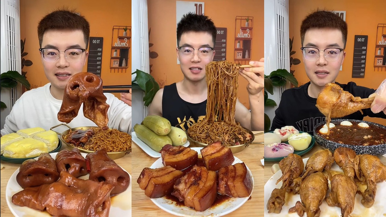 【ASMR】【MUKBANG】東坡肉 BRAISED PORK BELLY | EATING SHOW |CHINESE MUKBANG |食べ |吃播 FANG ASMR #咀嚼音 #203