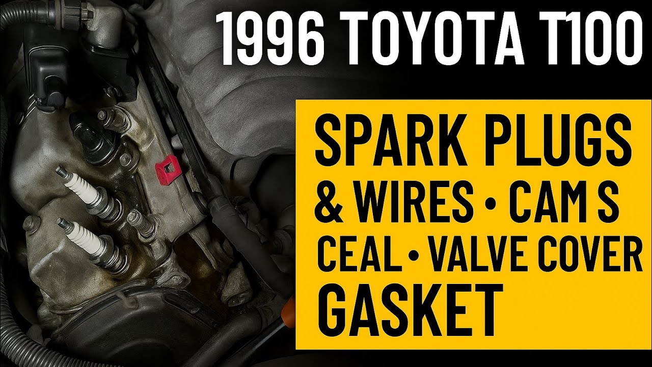 1996 Toyota T100 Tune-Up & Valve Cover Gasket Replacement | Spark Plugs, Wires, Coils, & Tips