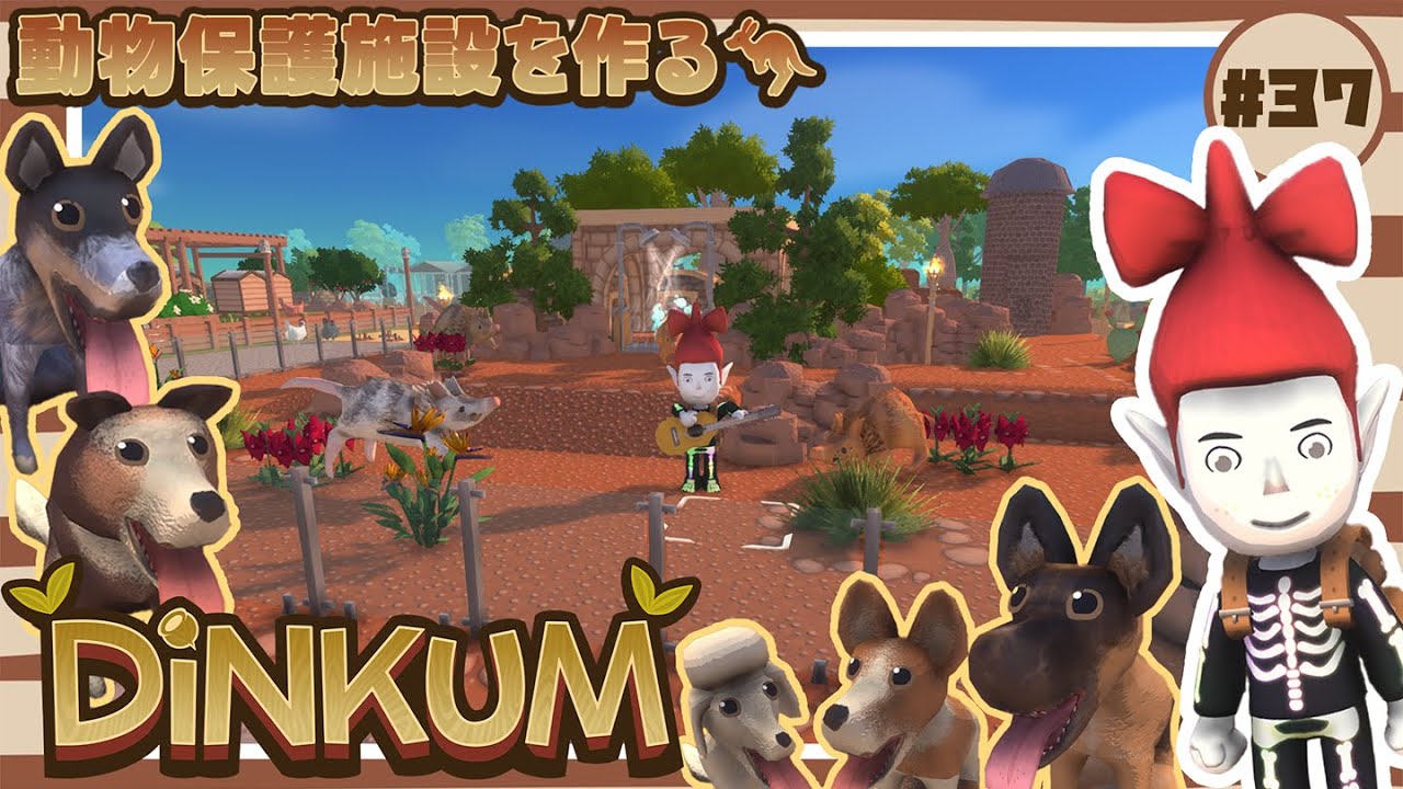 【🪵Dinkum #37】🌳動物保護施設を作って行く!!!🦘｜#ディンカム #スローライフ #Dinkumpartner