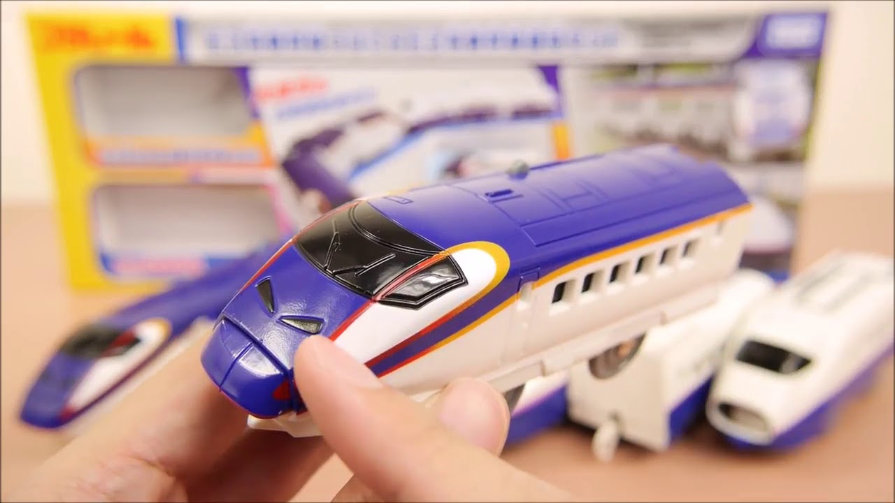 プラレール E3系新幹線 つばさ E2系連結セット 新塗装ver  ／ Plarail, Plarail Advance, ''E3 Series Shinkansen'', Tomica こまち