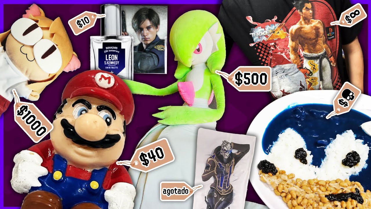Mercancía de Videojuegos BIZARRA que NO PUEDES COMPRAR