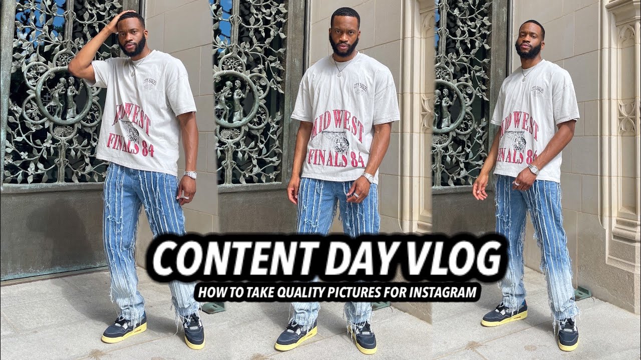 CONTENT DAY VLOG: How To Take Pictures For Instagram, Batch shooting content for IG/Reels and TikTok
