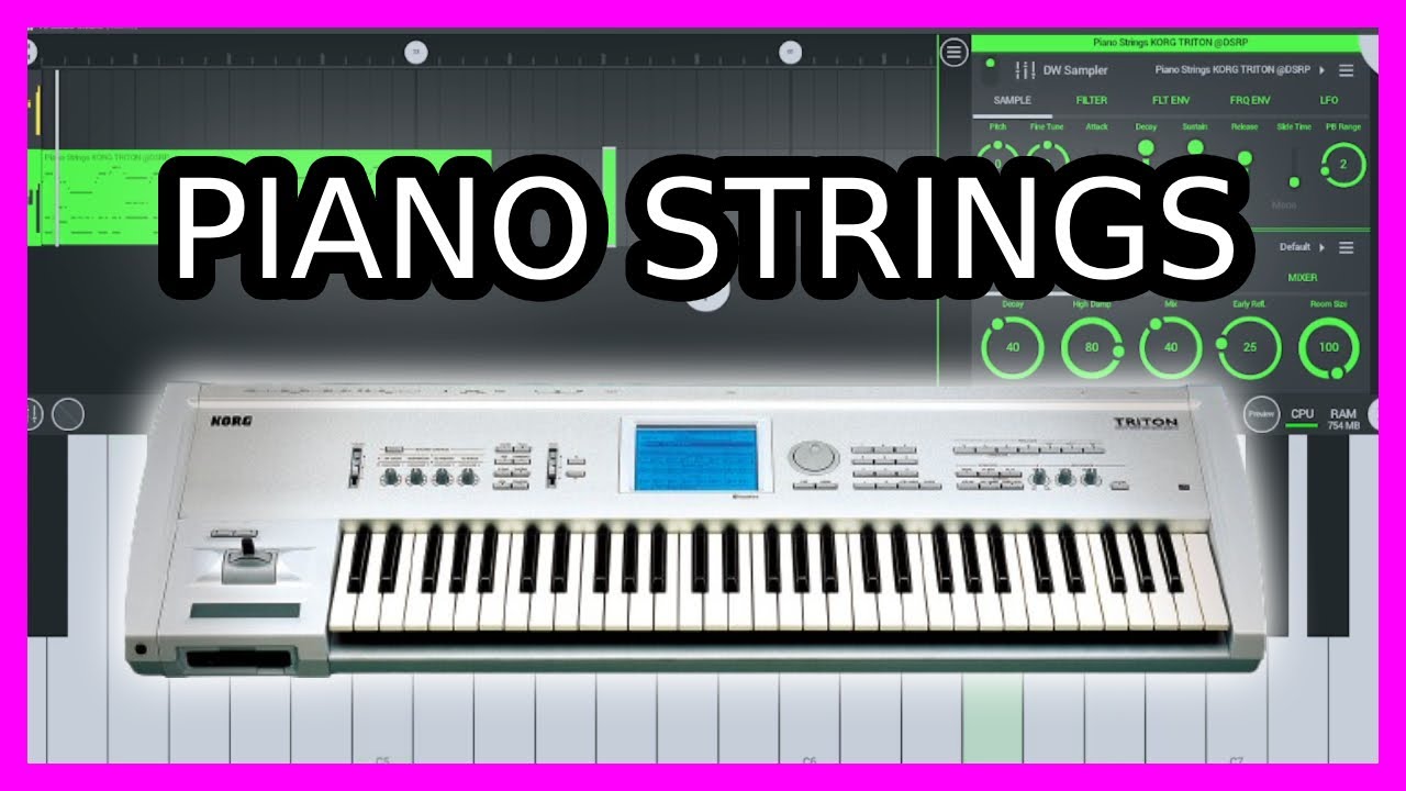 DWP Piano. Piano Strings FL Studio Mobile Sample DWP Free Download