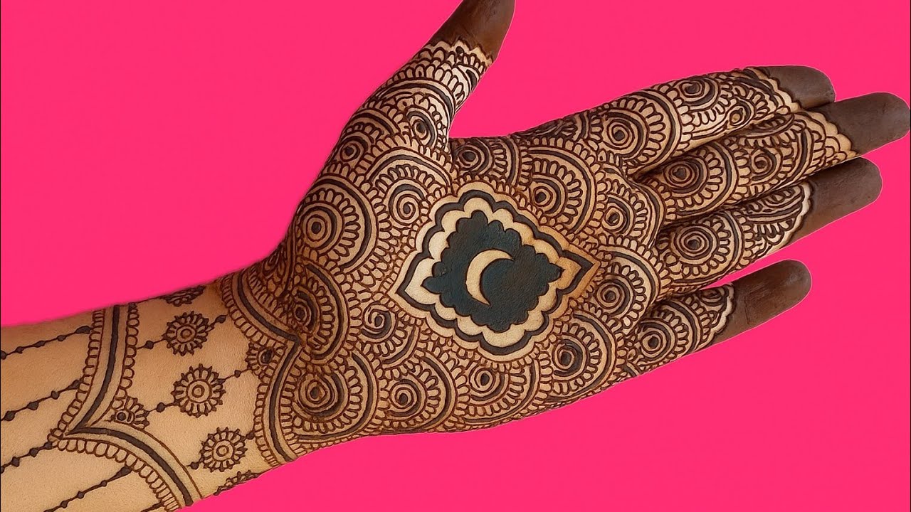 New Eid Special Front Hand Mehandi Design| Very Easy and simple mehandi design| mehandi ka design