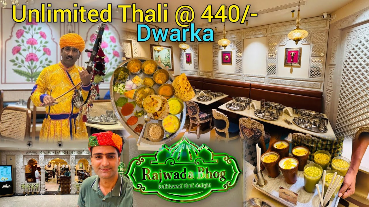 Unlimited Rajasthani Thali @ 440/- in Rajwada Bhog,Pacific Mall,Sector 21,Dwarka,Delhi