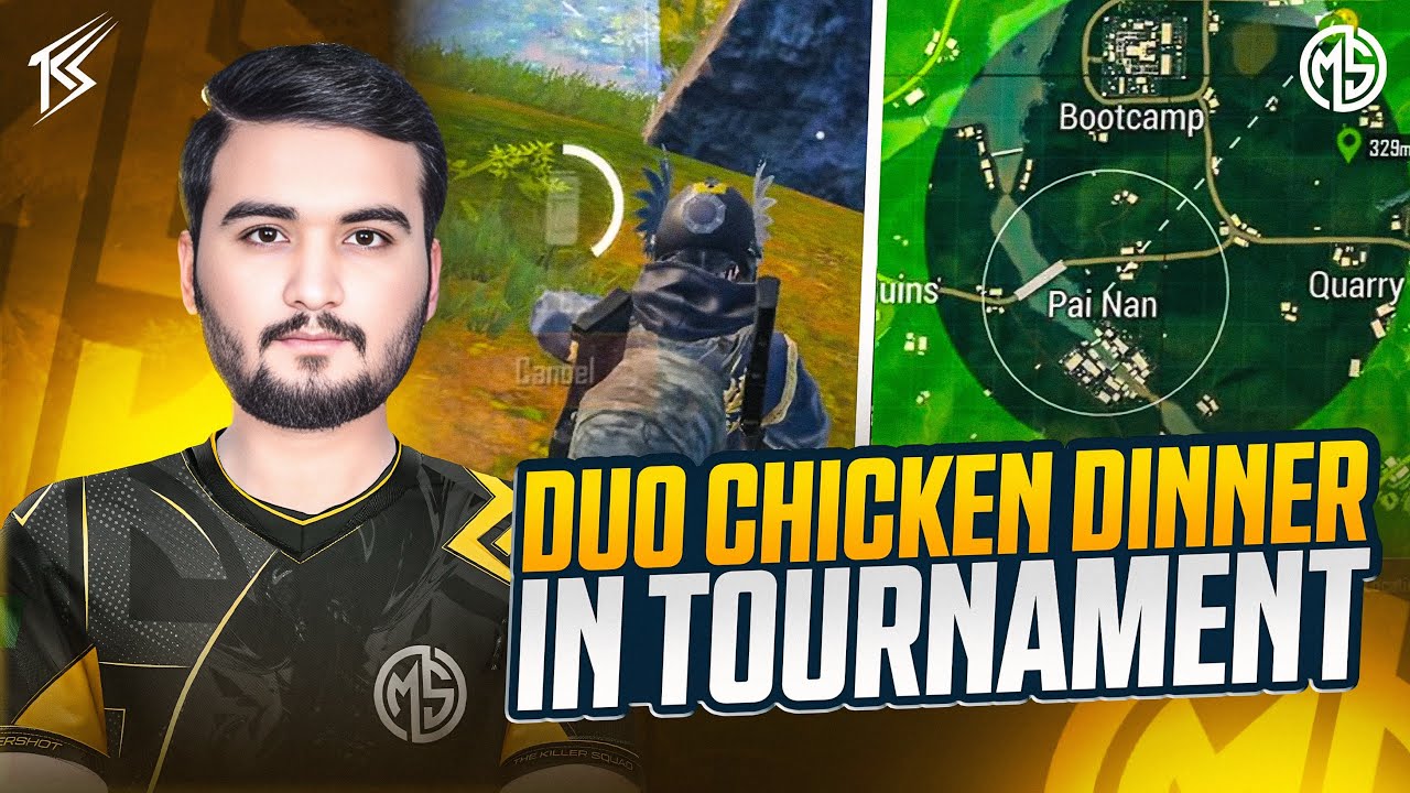 DUO CHICKEN DINNER IN TOURNAMENT | SOLO 6 KILLS | PIKABOY PUBGM
