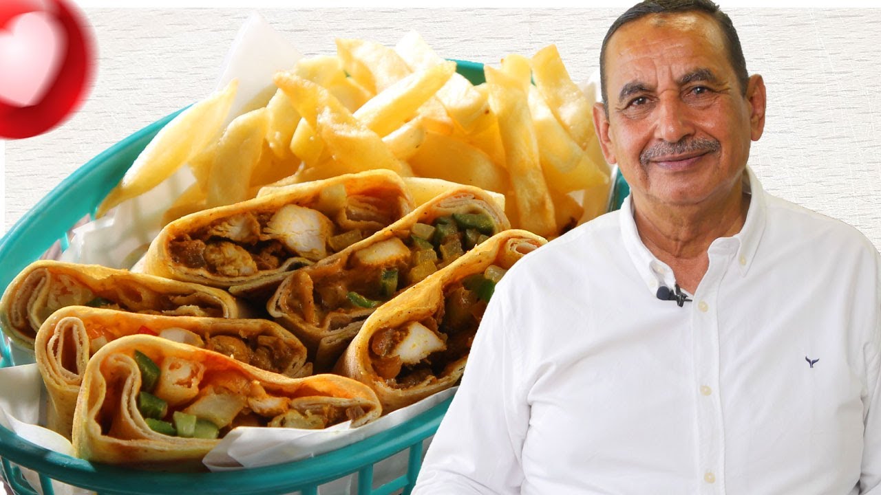 شاورما فراخ مصري شوية😋👌 على طريقة عبده سعيد
