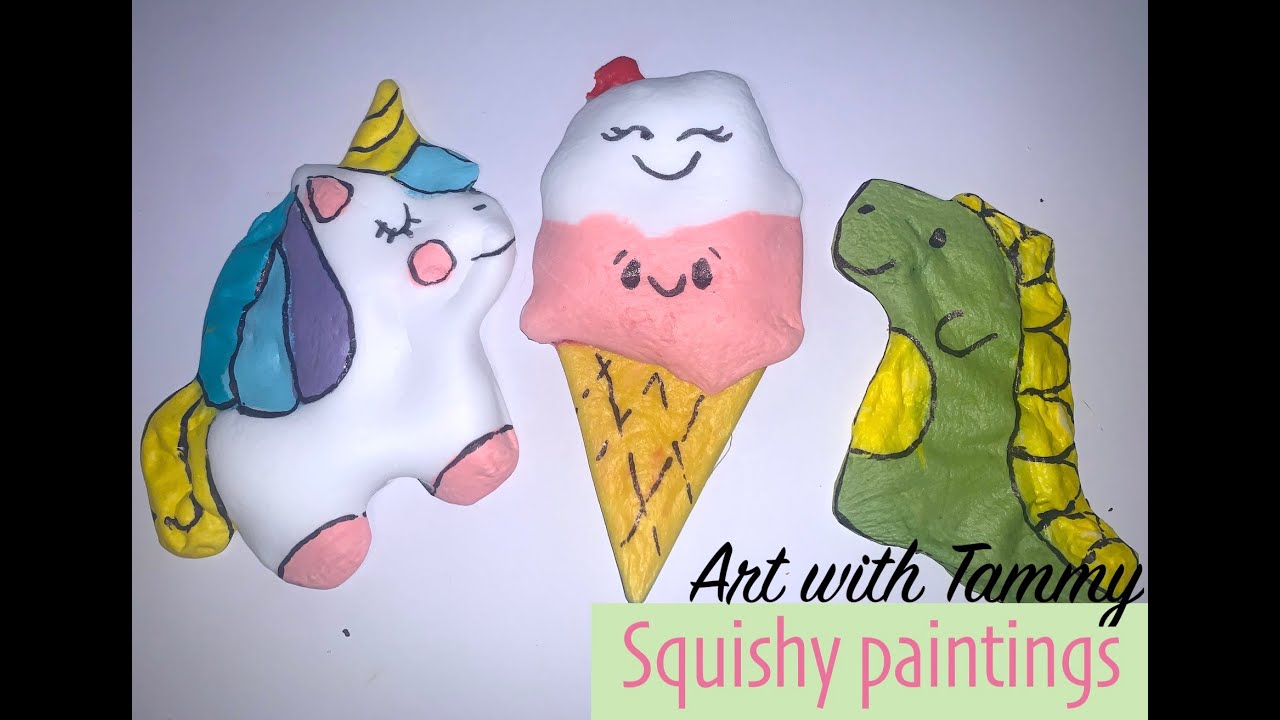Squishy painting with puffy paint!