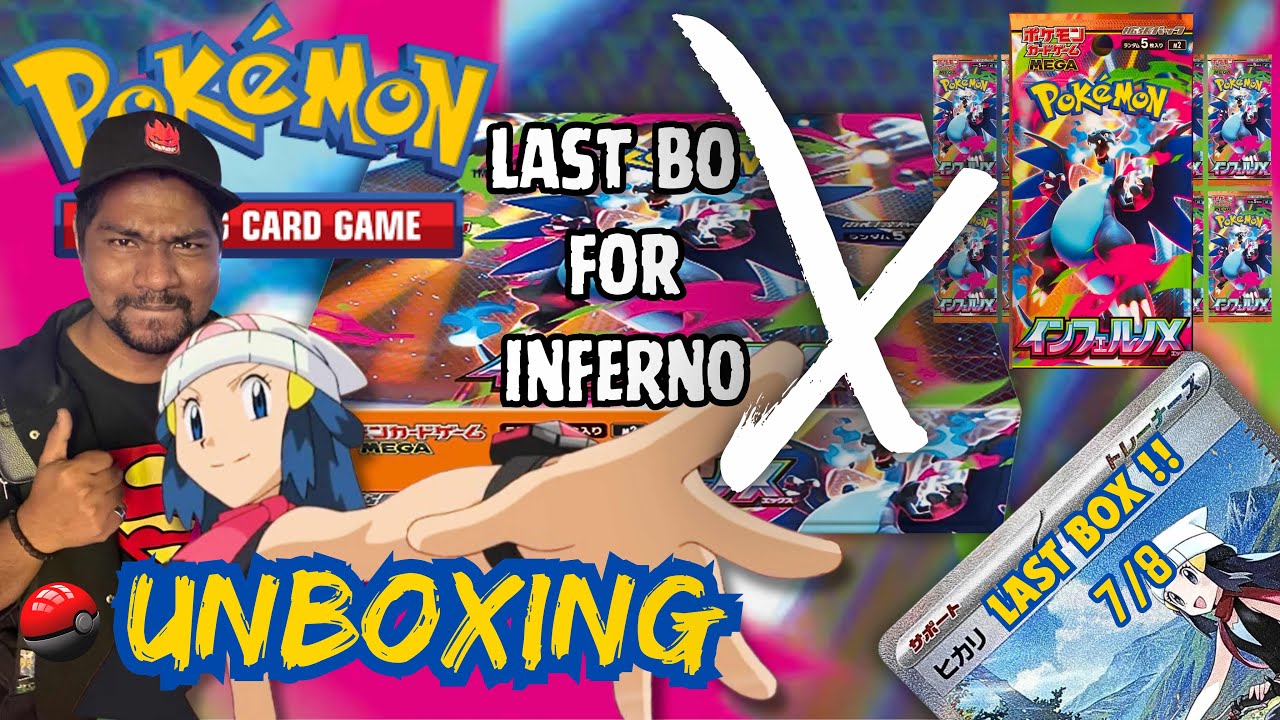 LAST BOX!!! POKEMON TCG INFERNO X (7 / 8 KOTAK)