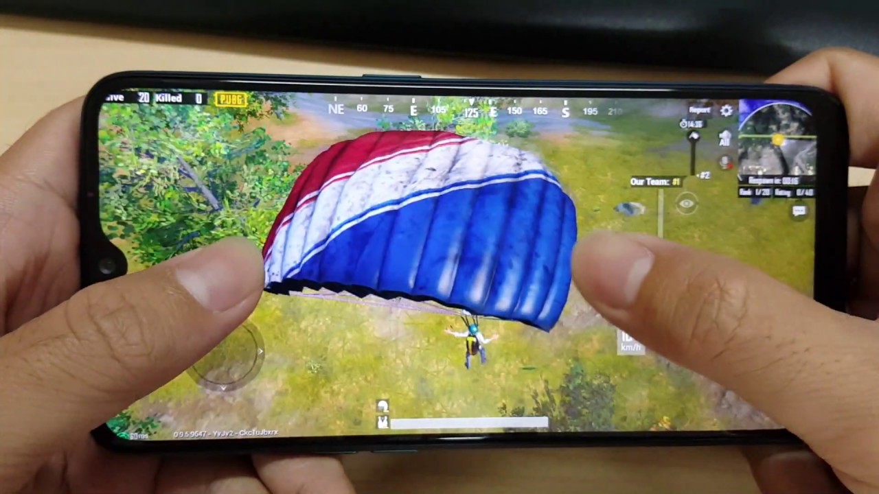 Test Game PUBG Mobile on OPPO A7
