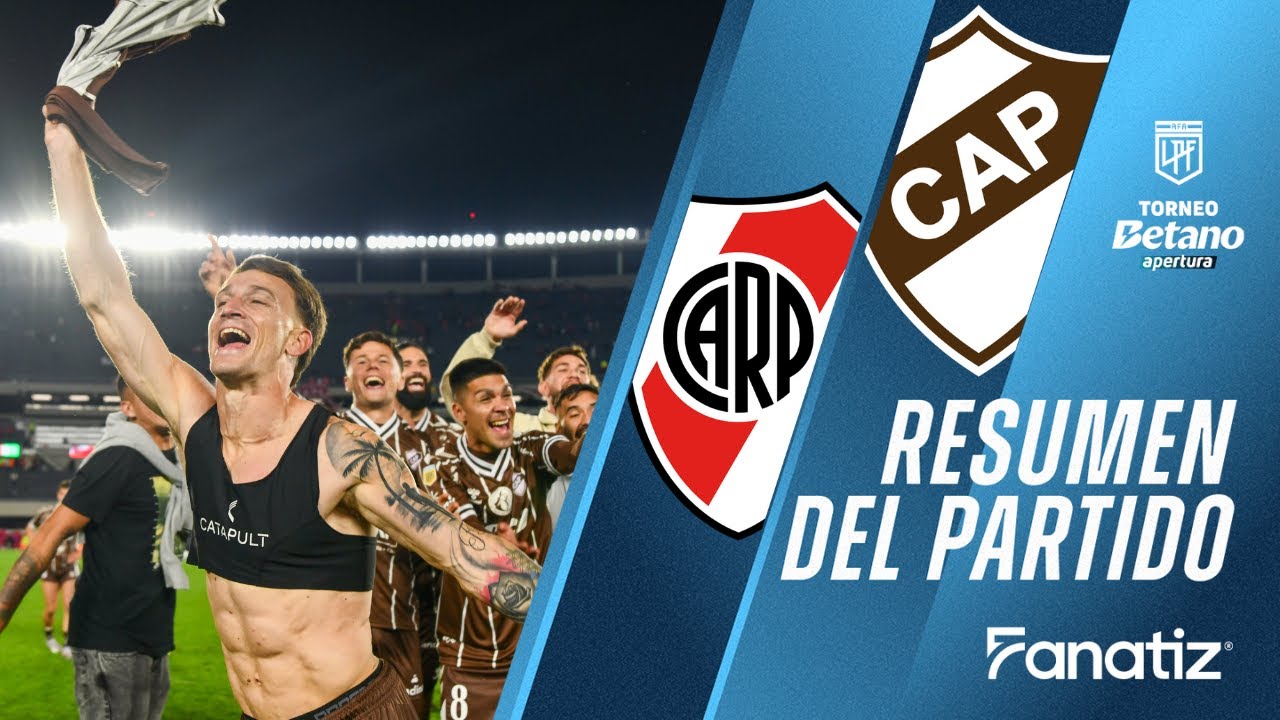 River Plate 1 vs. Platense 1 (2-4) - Resumen del Partido - #TorneoApertura2025